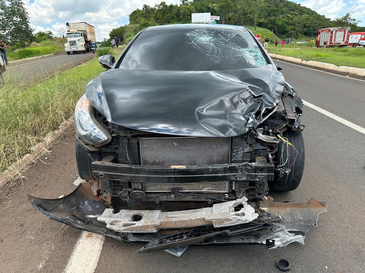 Motociclista morre em grave acidente na BR-369 Motociclista morre em grave acidente na BR-369