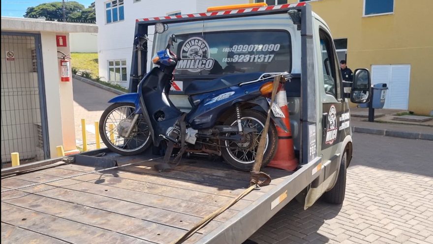 Biz com alerta de furto é recuperada pela PRF