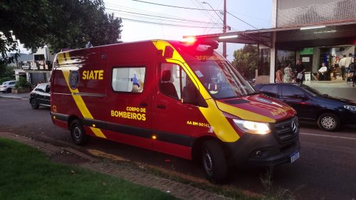 Imagem referente a Mulher fica ferida após acidente no Bairro Santa Cruz em Cascavel