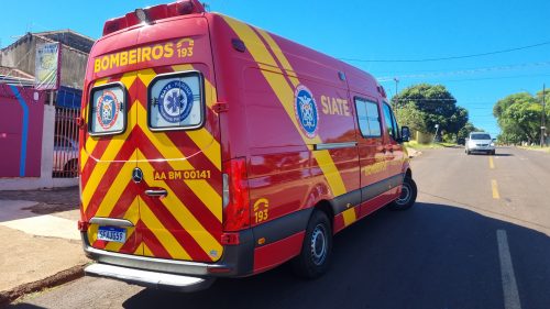 Imagem referente a Jovens são vítimas de acidente de trânsito na Rua Vinicius de Morais