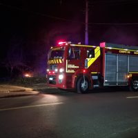 Imagem referente a Corpo de Bombeiros combate incêndio no Interlagos