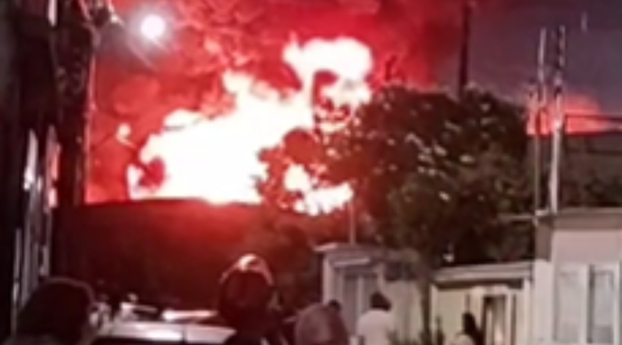 Incêndio de grandes proporções atinge Cervejaria Ambev