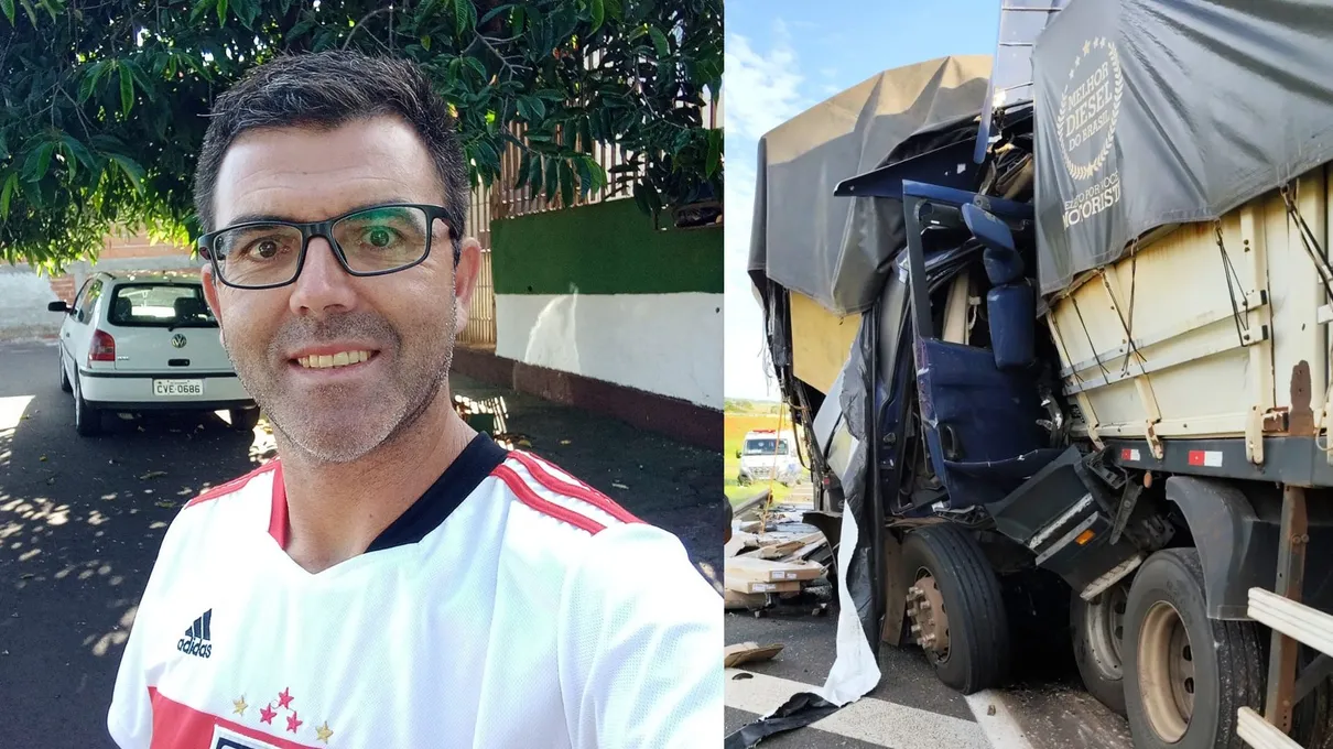 Caminhoneiro paranaense morre em grave acidente em São Paulo