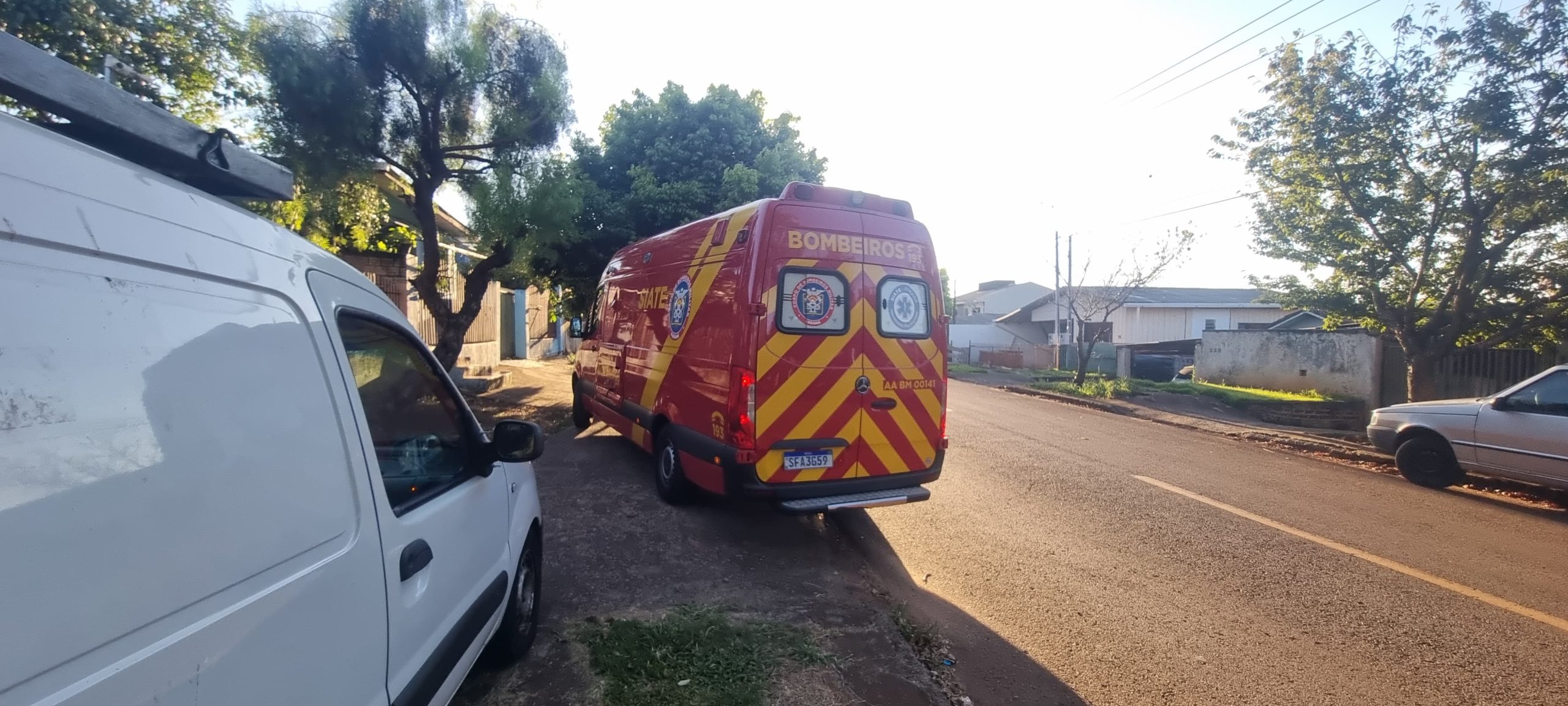 Criança sofre queda de escada e fica ferida no Cascavel Velho