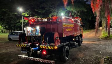 Imagem referente a Família e Bombeiros realizam busca por homem desaparecido em Balneário de Santa Helena