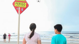 Drones tecnológicos com sinais de alerta já realizaram 96 patrulhas no Litoral