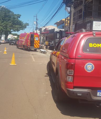 Imagem referente a Siate atende pessoa ferida na Rua Cuiabá