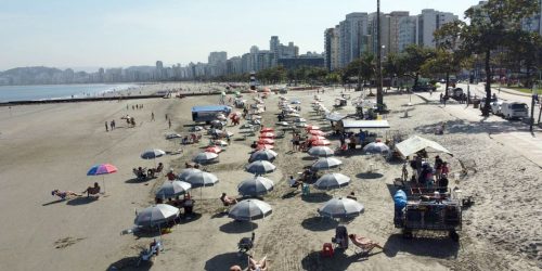 Imagem referente a Secretaria recomenda que banhistas evitem mar por 24 horas após chuva