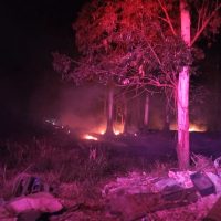 Imagem referente a Corpo de Bombeiros de Cascavel age rápido e controla incêndio próximo à BR-277