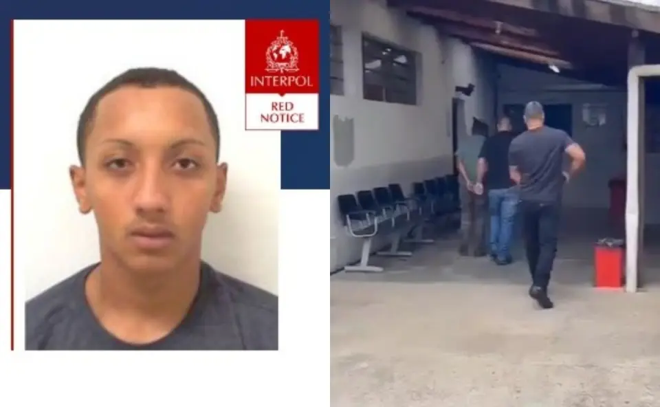 Jovem de 23 anos, procurado pela Interpol, é capturado no Paraná