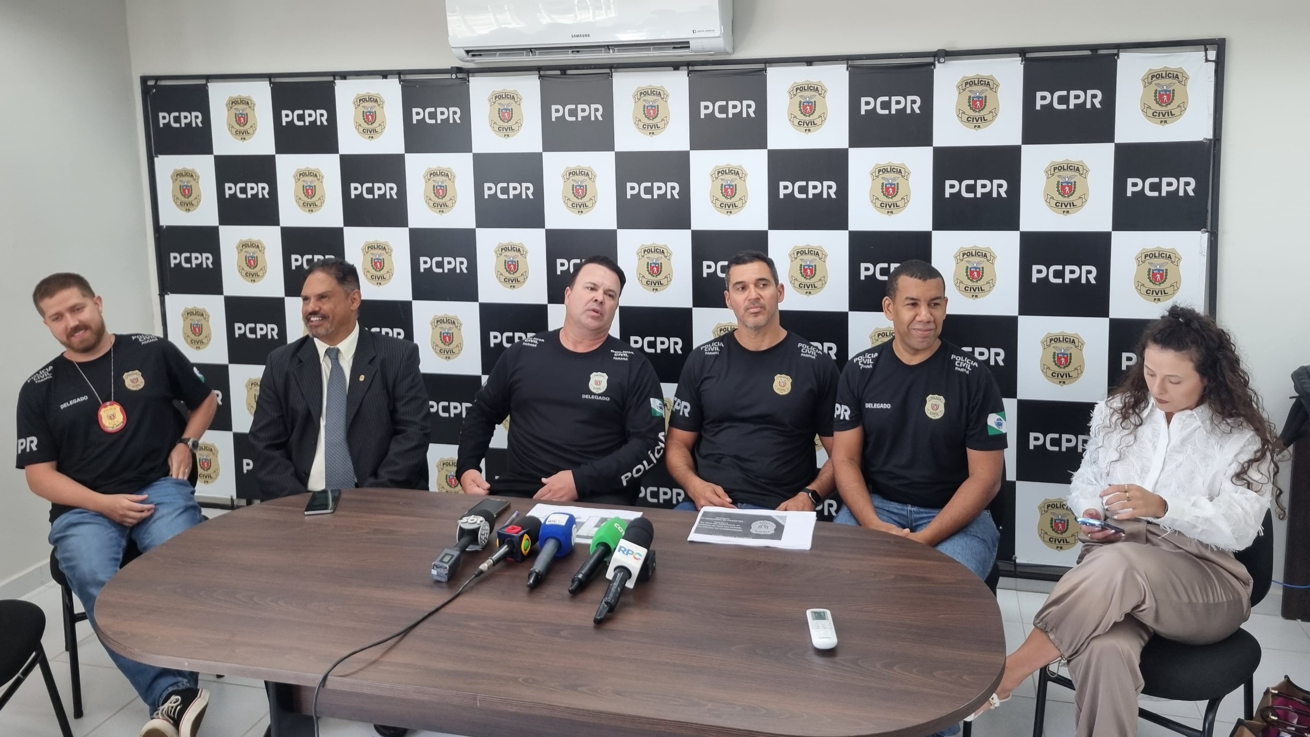 Delegados apresentam resultados das ações policiais realizadas em 2024 em Cascavel