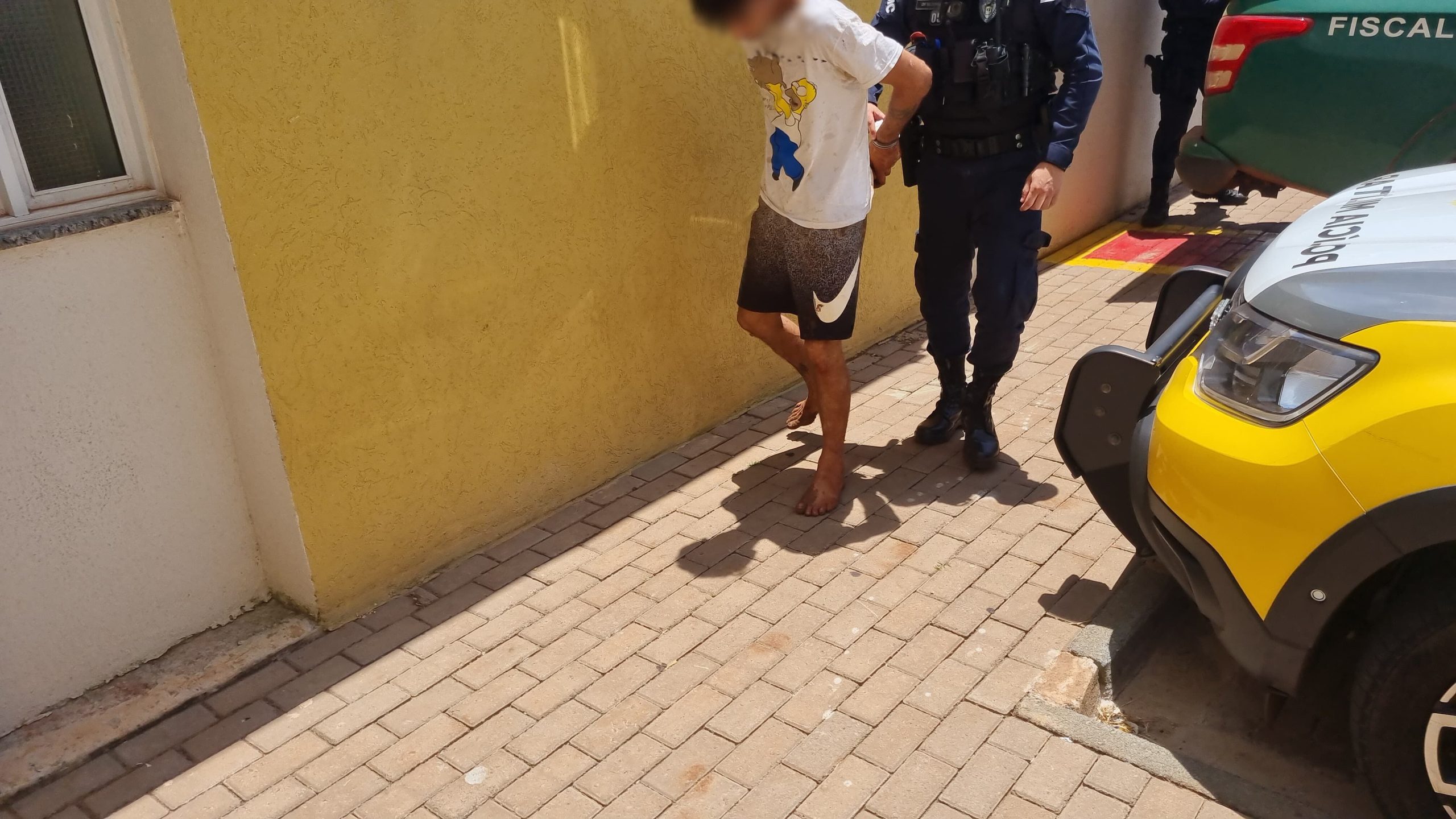 Guarda Municipal de Cascavel prende homem de 38 anos em área de preservação