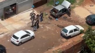 Integração terra e ar: policiais prendem ladrões de carro com auxílio de helicóptero da PMPR