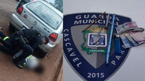 Imagem referente a Homem é detido pela Guarda Municipal com carro furtado