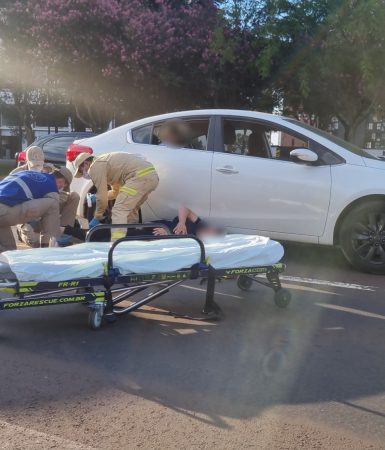 Imagem referente a Siate atende vítima de acidente na Avenida Brasil