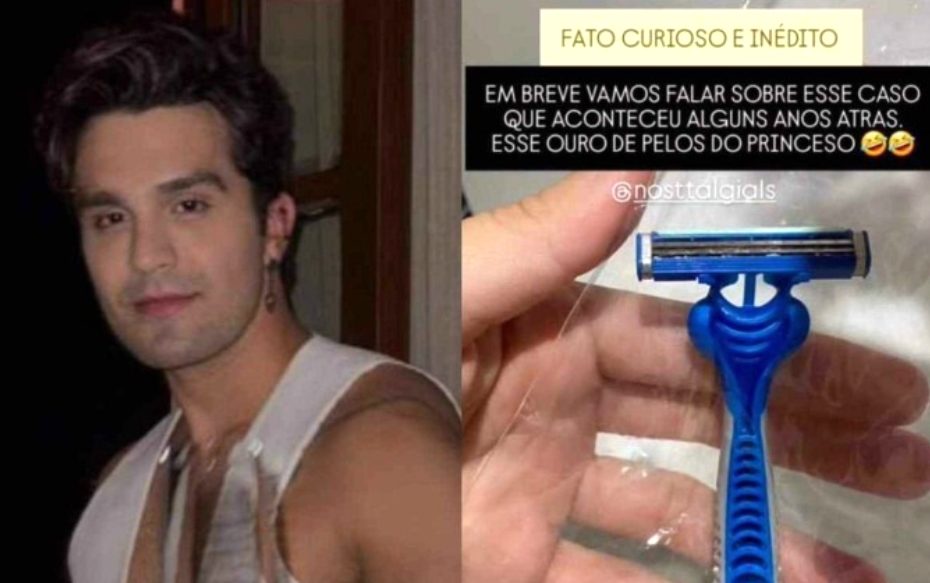 Fanatismo sem limites: Fãs de Luan Santana exibem lâmina de barbear supostamente usada pelo cantor