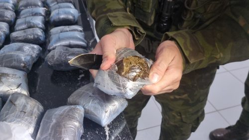 Imagem referente a Mulher de 27 anos é presa com 34 unidades de haxixe em operação conjunta da PM e Polícia Federal