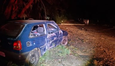 Imagem referente a Gol derruba dois postes elétricos e deixa Parque São Paulo parcialmente sem energia