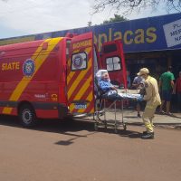 Imagem referente a Idoso tem lesão na cabeça após ser atropelado no Bairro Santo Onofre