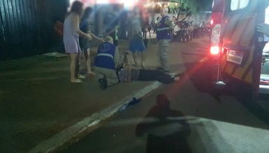 Imagem referente a Homem fica ferido em acidente de trânsito no Veneza