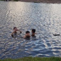 Imagem referente a Adolescentes ignoram proibição e se arriscam em lago do Ecopark Oeste