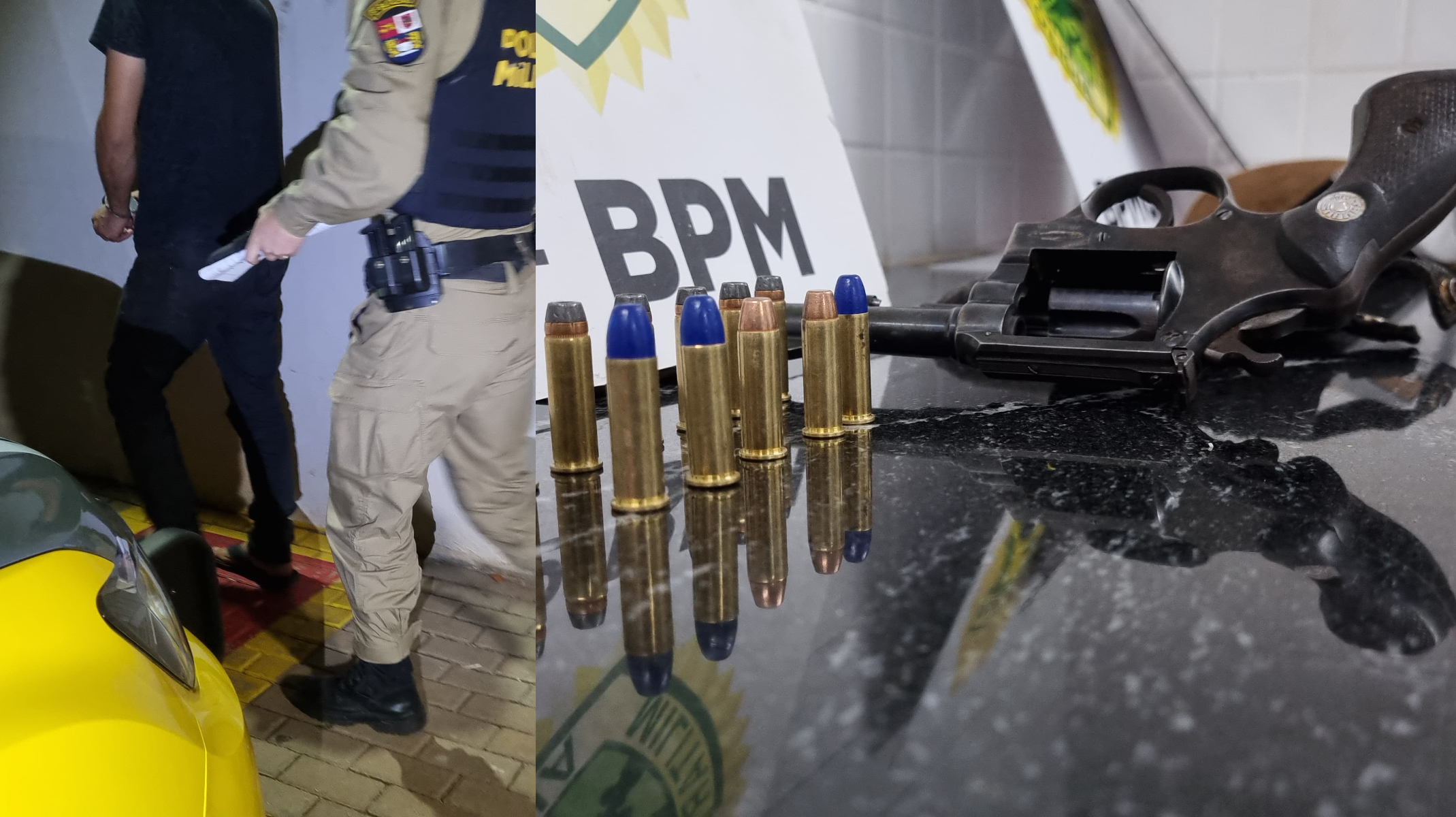Homem é detido com revólver e munições em Santa Tereza do Oeste