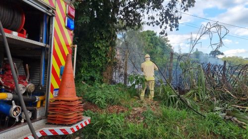 Imagem referente a Incêndio ambiental mobiliza Corpo de Bombeiros no Brasmadeira