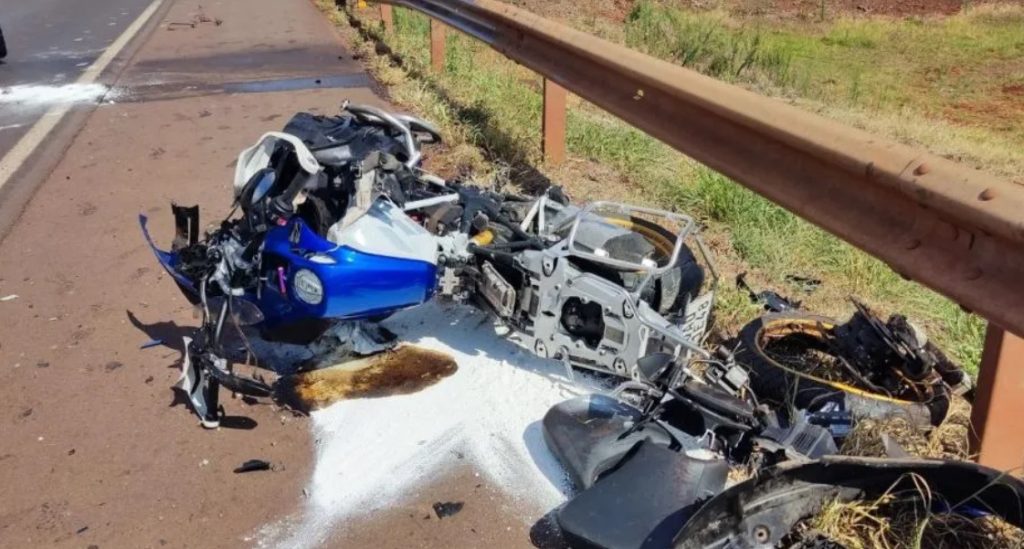 Homem morre após colisão entre moto e carro na Br 163 entre Marechal Rondon a Mercedes