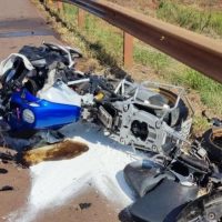 Imagem referente a Homem morre após colisão entre moto e carro na Br 163 entre Marechal Rondon a Mercedes