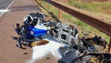 Imagem referente a Homem morre após colisão entre moto e carro na Br 163 entre Marechal Rondon a Mercedes