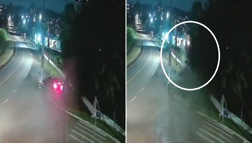 Impressionante: Vídeo mostra violenta colisão que matou jovem de 18 anos