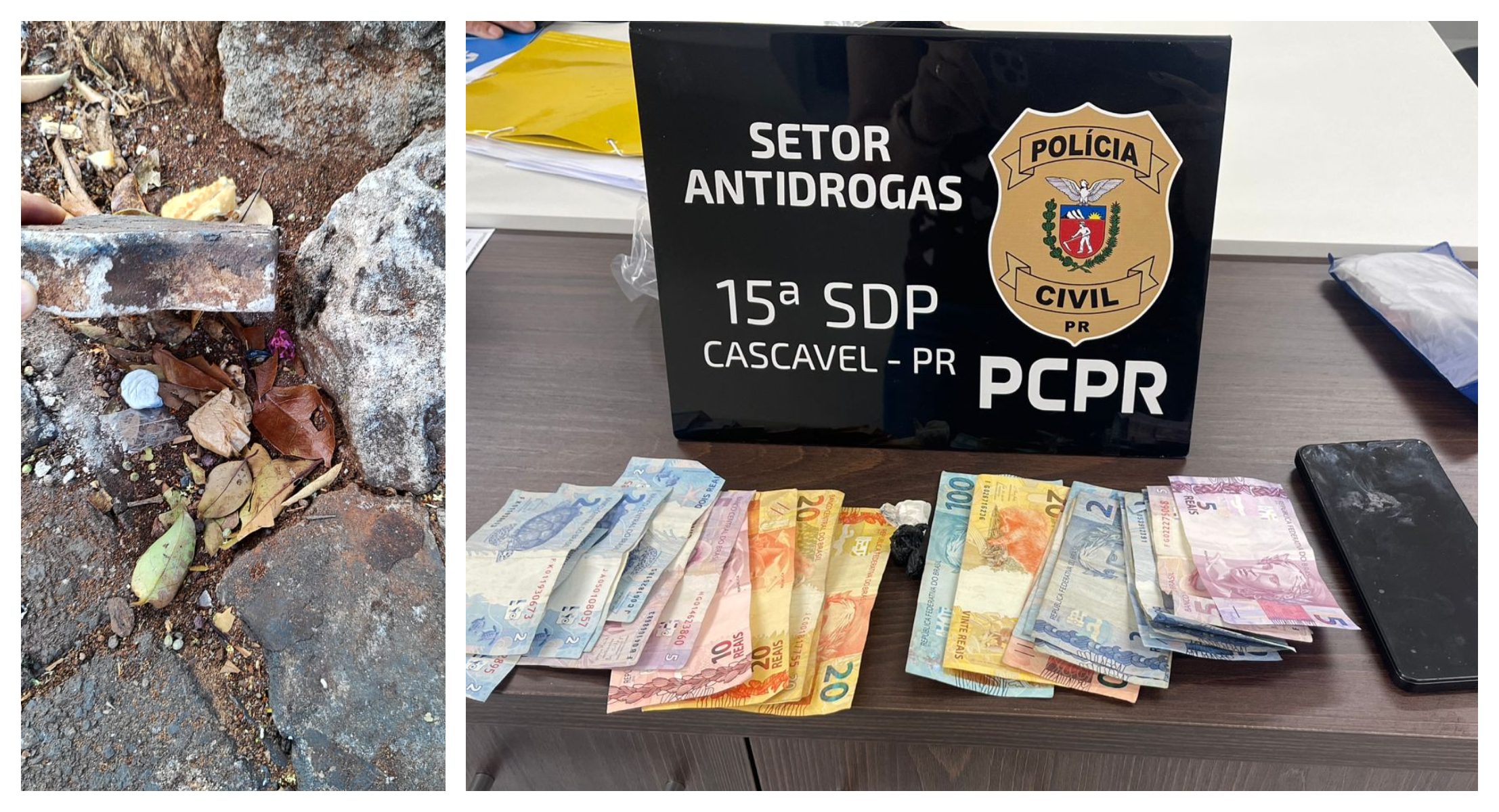 Operação Policial apreende drogas e prende suspeitos no centro da cidade
