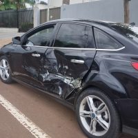 Imagem referente a Acidente entre Peugeot e Focus é registrado no Bairro Santa Cruz