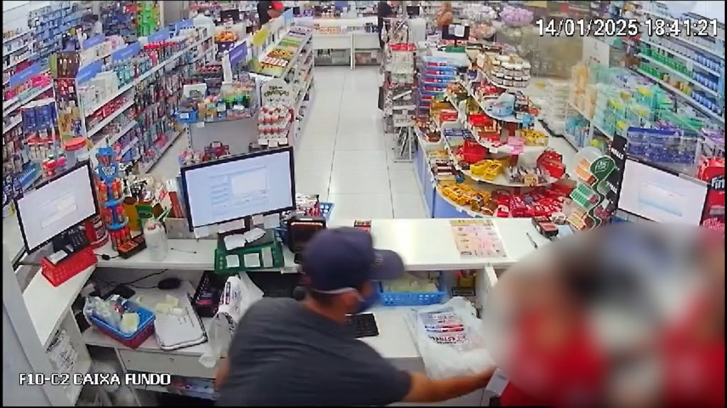 Assalto é registrado em farmácia no Bairro Floresta em Cascavel