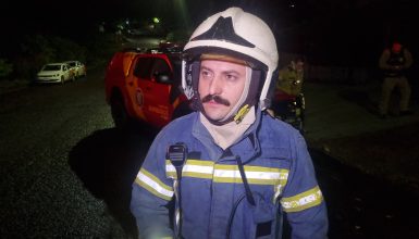 Imagem referente a Tenente dá detalhes sobre atendimento a incêndio em residência na Rua Marechal Floriano