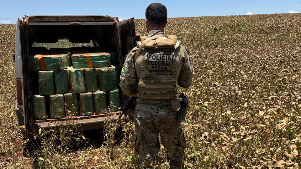 PF apreende mais de 900 Kg de maconha em Santa Helena