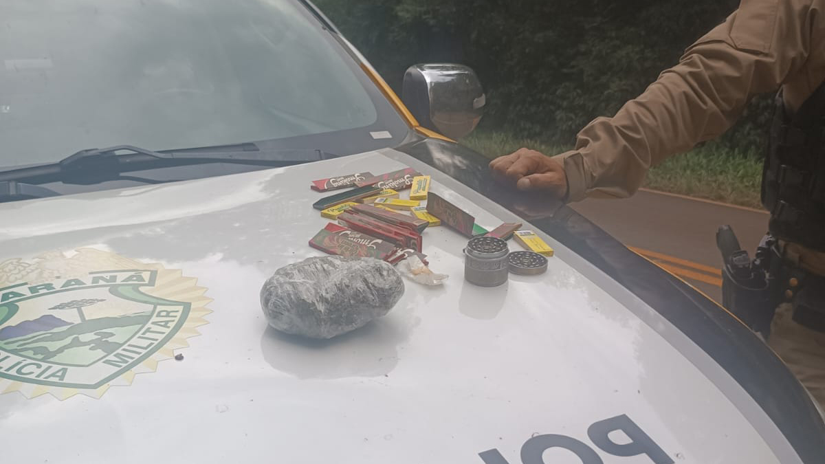 BPRv apreende maconha durante operação em Quedas do Iguaçu