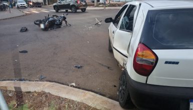 Imagem referente a Acidente violento deixa motociclista ferido no Santo Onofre