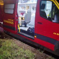 Imagem referente a Homem cai de moto perto do viaduto da Petrocon em Cascavel