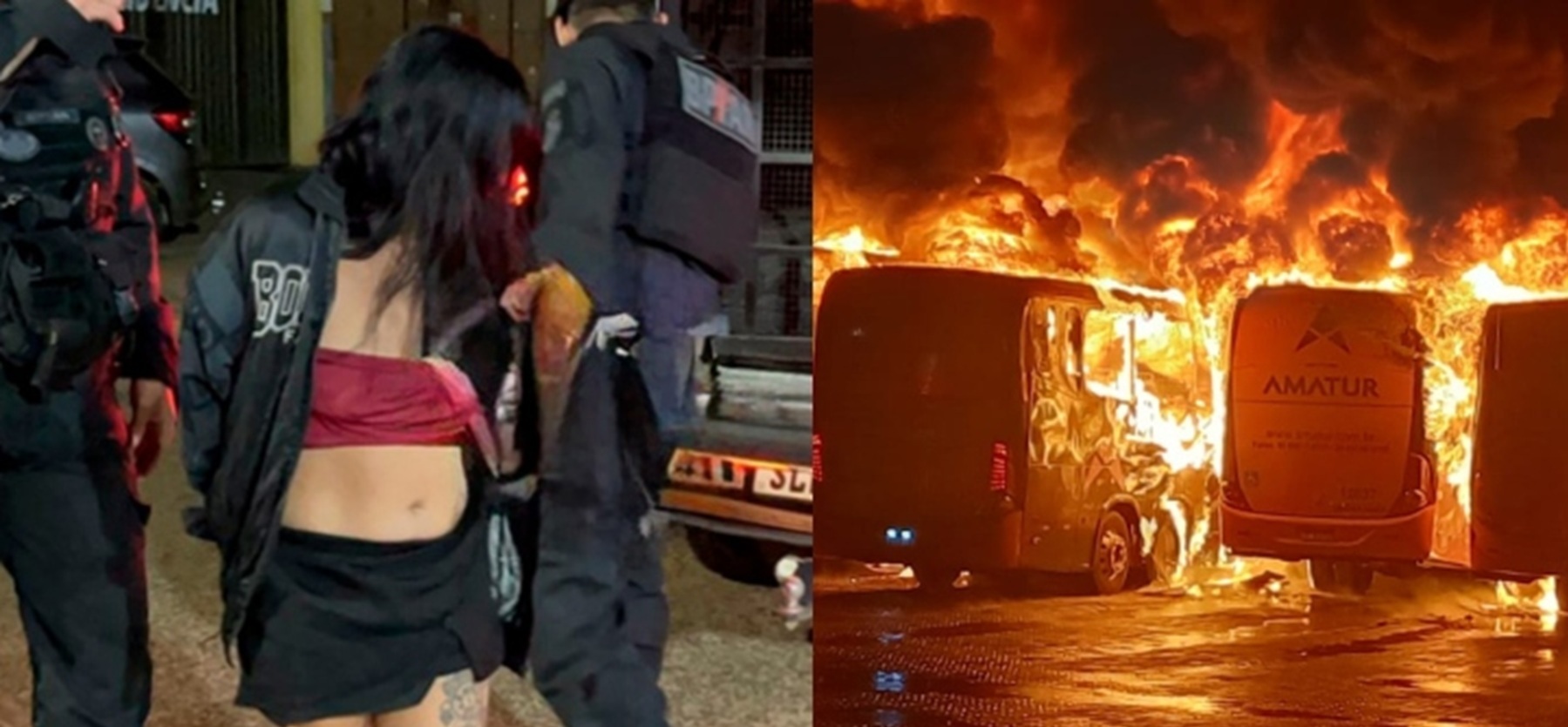 "Morena Perigosa": Líder de facção é presa após ataques a ônibus em Porto Velho