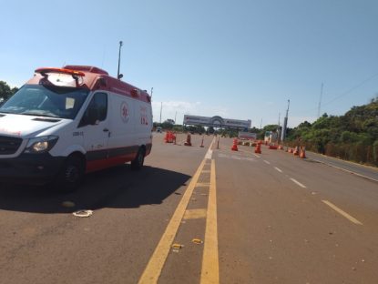 Imagem referente a Samu realiza parto no meio da BR-277, em Cascavel; Mãe e bebê estão bem!