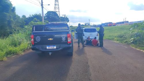 Imagem referente a Homens são presos pelo BPFRON em Santa Tereza do Oeste