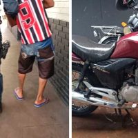 Imagem referente a Homem é preso após furtar moto de colega de trabalho