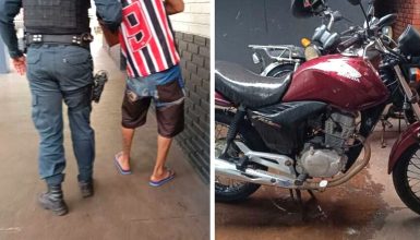 Imagem referente a Homem é preso após furtar moto de colega de trabalho