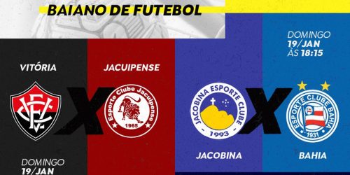 Imagem referente a Dois jogos do Campeonato Baiano serão transmitidos pela TV Brasil