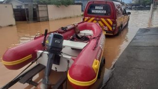 Chuvas deixam 781 desabrigados em Santa Catarina