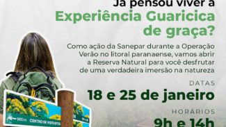 Imersão na floresta: Sanepar e SPVS promovem visita gratuita à Reserva Guaricica, em Antonina