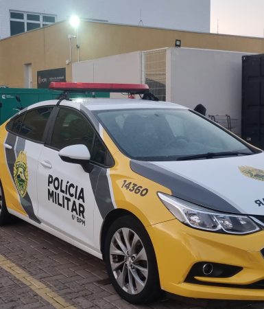 Imagem referente a Polícia Militar detém homem após ameaças e ato violento contra companheira