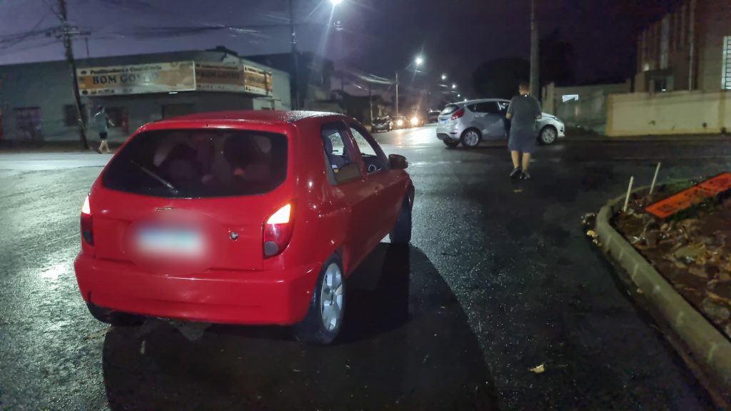 Cruzamento sem sinalização: Acidente é registrado na Rua Leonardo da Vinci