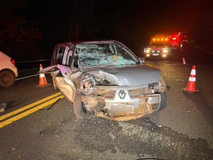 Imagem referente a Colisão deixa dois mortos e cinco feridos na BR-277 em Guaraniaçu